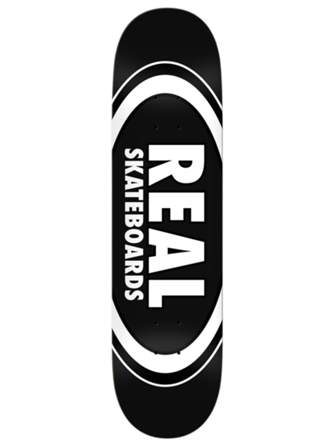 Real Classic Oval 8.25'' Skateboard Deck | BLACK