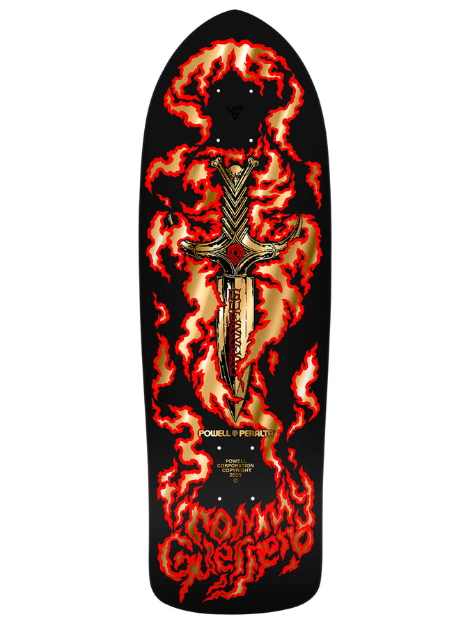 Powell Bones Brigade 16 Guerrero 9.75'' Skateboard Deck | BLACK/GOLD
