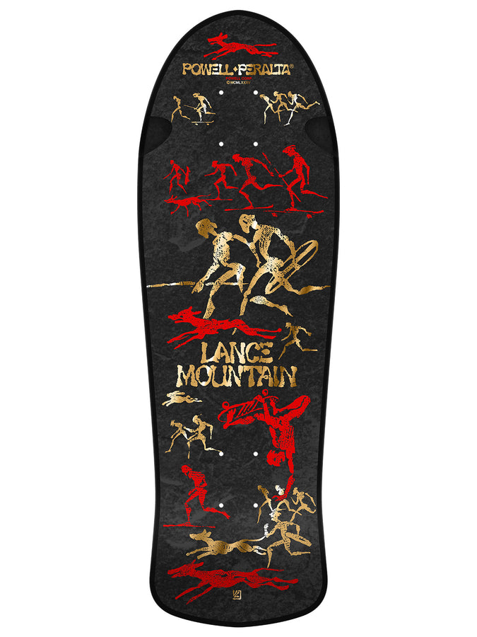 Powell Bones Brigade 16 Mountain 9.9'' Skateboard Deck | BLACK/GOLD