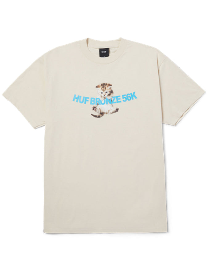 Huf Hang In There x Bronze 56k T-Shirt Holiday 2024 | NATURAL