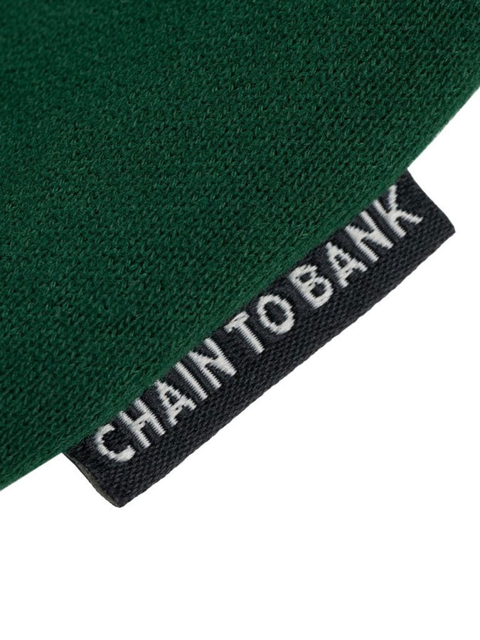 Chain To Bank Corona Laurea Crewneck Sweatshirt Holiday 2025 | GREEN