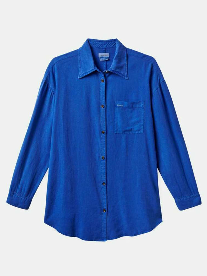 Brixton Vintage Linen Blend Buttondown Shirt Summer 2024 | SURF THE WEB