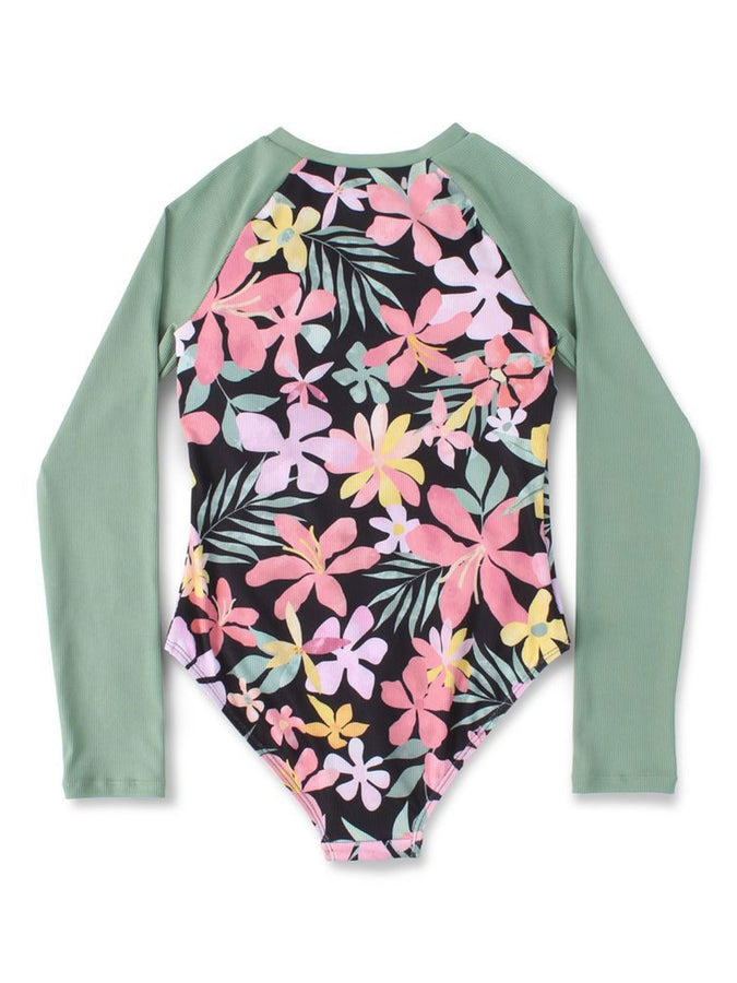 Mandarine & Co Breezy Bay One Piece Rashguard Spring 2026 | BLACK BREEZY FLOWERS