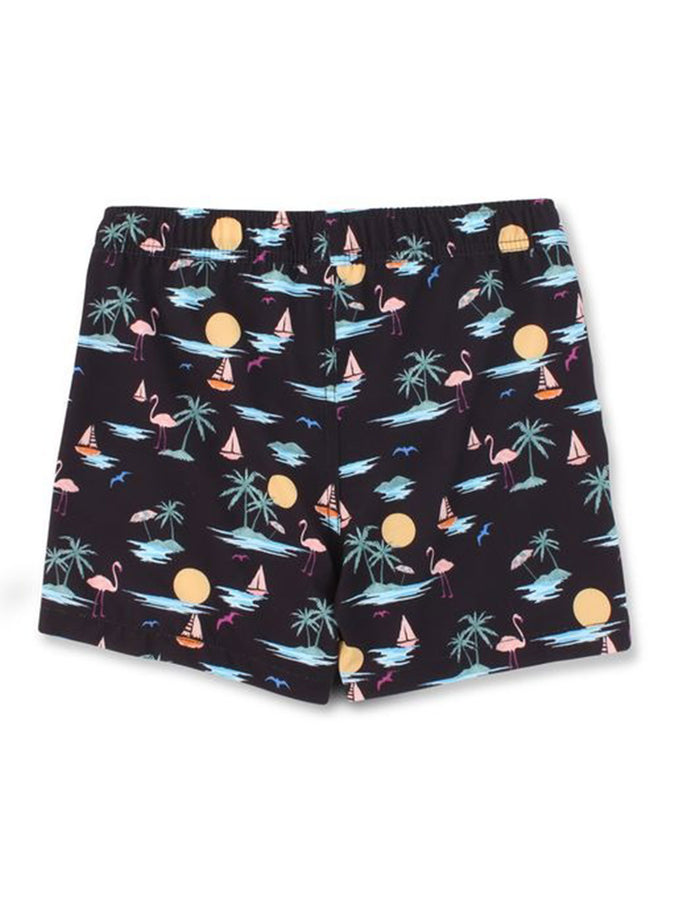 Northcoast Vacay Boardshorts Spring 2026 | BLACK FLAMINGO PALM