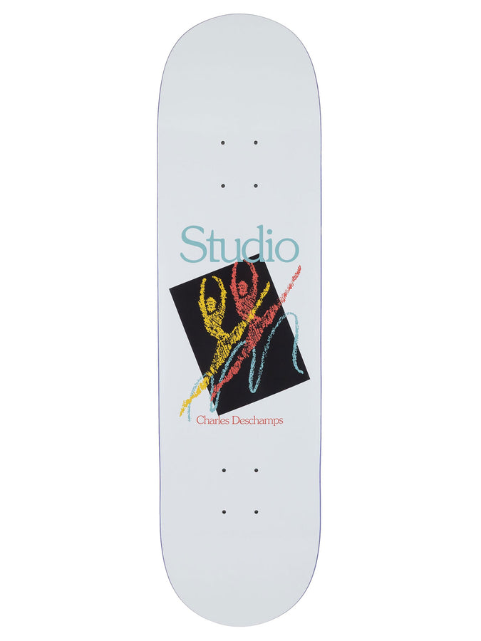 Studio Deschamps Grand Jeté Skateboard Deck | WHITE