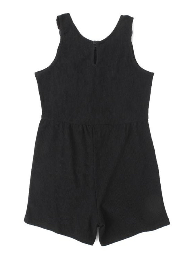 Mandarine & Co Crinkle Romper Cover-Up Summer 2026 | JET BLACK