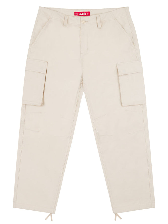 Loviah Paratrooper V2 Cotton Cargo Pants Spring 2026 | LIGHT BONE