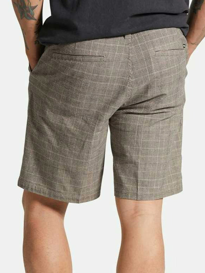 Choice Chino Short Brown/Cream Houndstooth