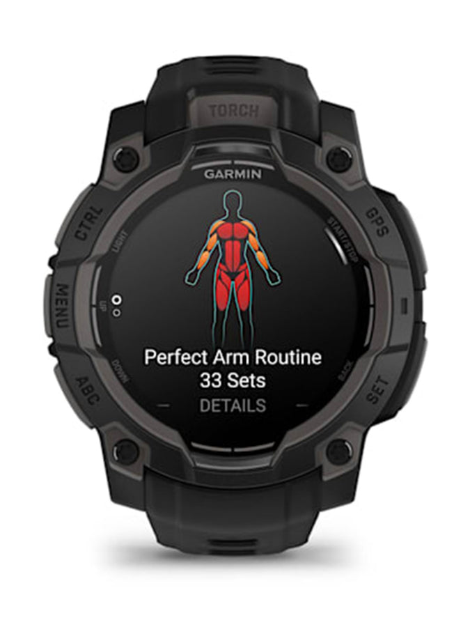 Garmin Instinct 3 45mm Amoled Black/Black Watch | BLACK/BLACK