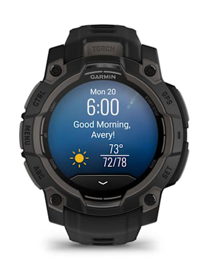 Garmin Instinct 3 45mm Amoled Black/Black Watch | BLACK/BLACK