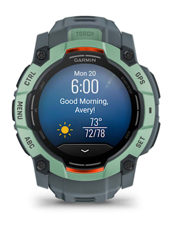 Garmin Instinct 3 50mm Amoled Neo Tropic/Twilight Watch | NEO TROPIC/TWILIGHT