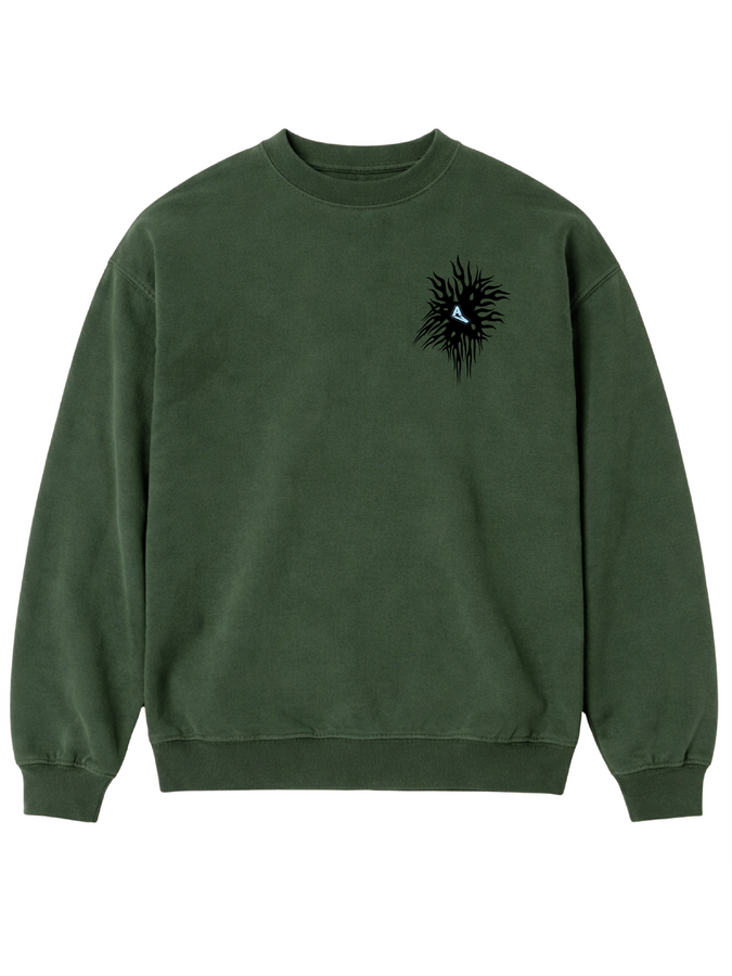 Avendre Tribal Crewneck Sweatshirt Summer 2026 | IVY GREEN