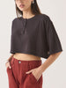 Brixton Carefree Organic Garment Dye Cropped Henley T-Shirt Fall 2026