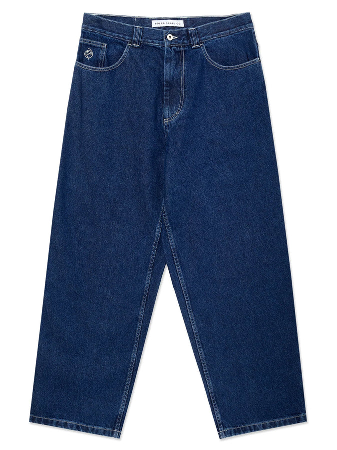 DARK BLUE/WHITE STITCHING