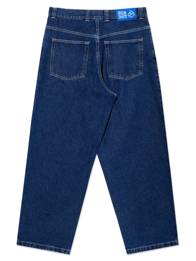 DARK BLUE/WHITE STITCHING