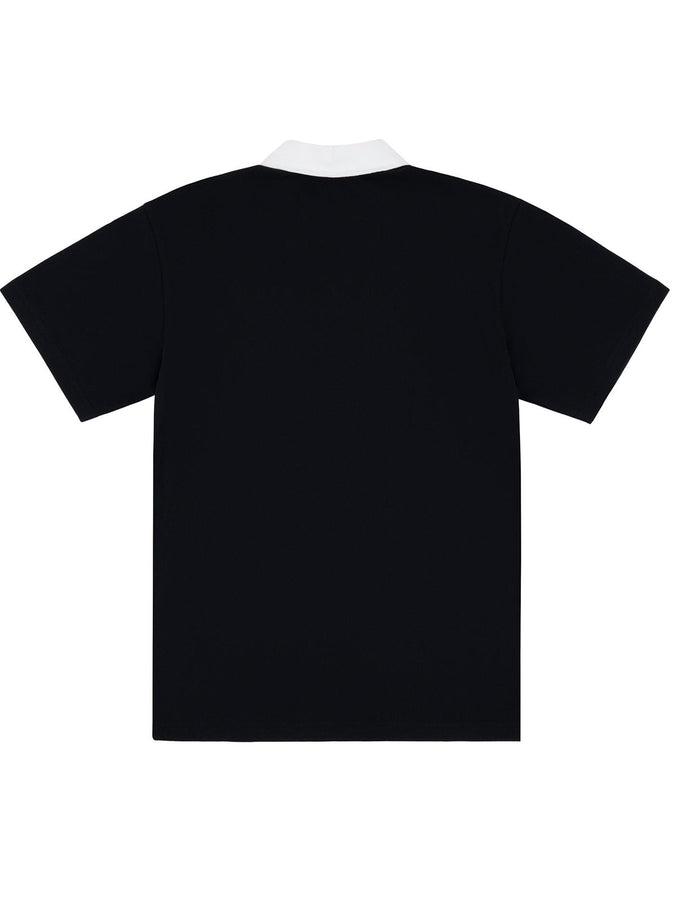 Loviah Jeans Short Sleeve Polo Spring 2026 | BLACK