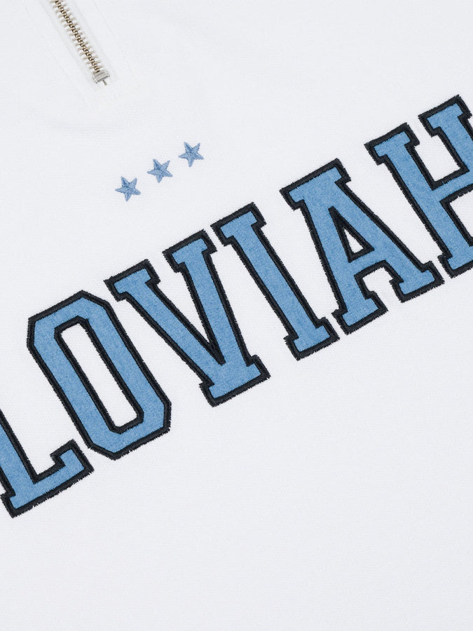 Loviah Jeans Short Sleeve Polo Spring 2026 | WHITE