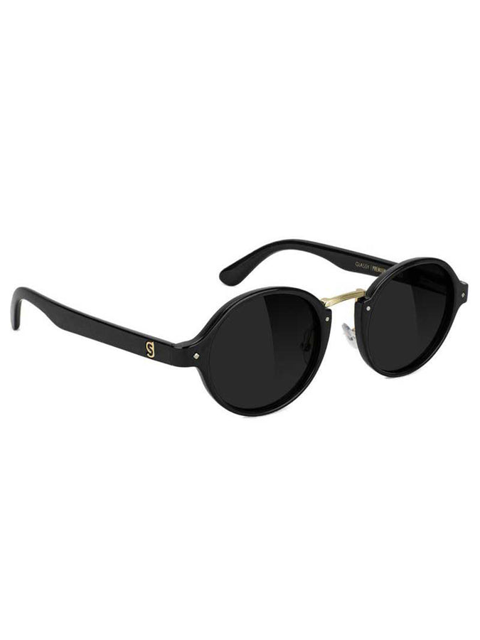 Glassy P-Rod Premium Polarized Sunglasses | BLACK/GOLD POLARIZED