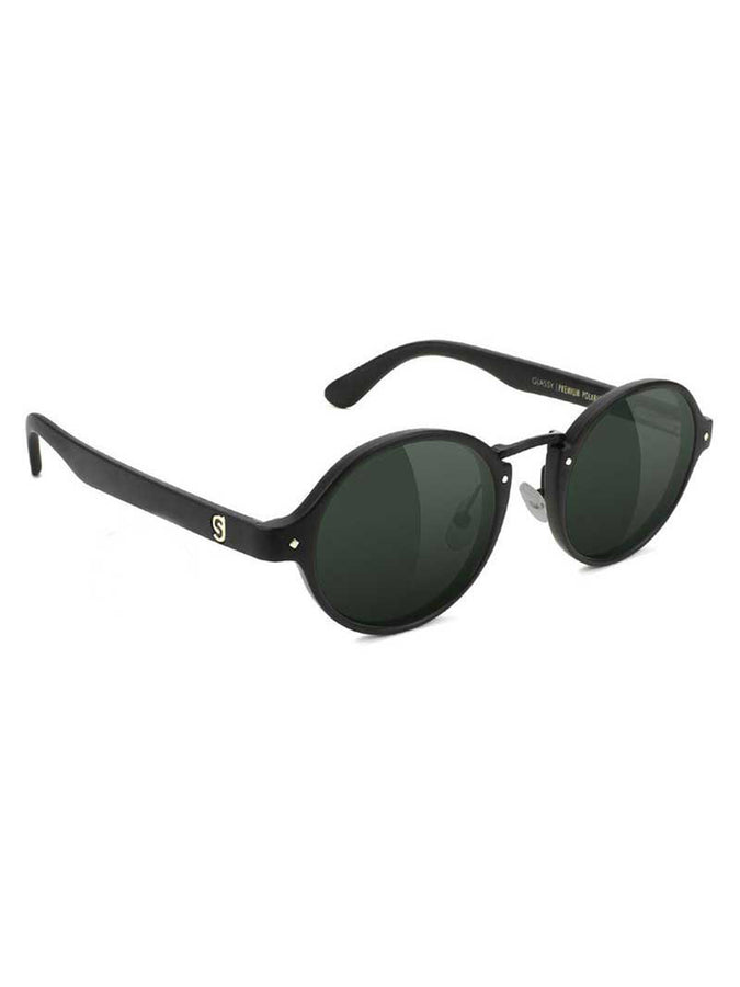 Glassy P-Rod Premium Polarized Sunglasses | BLACK/GREEN POLARIZED