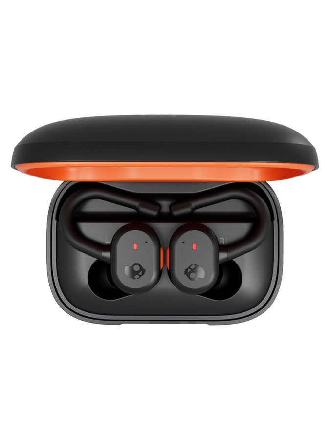 Skullcandy Push Active Black/Orange Earbuds | TRUE BLACK/ORANGE