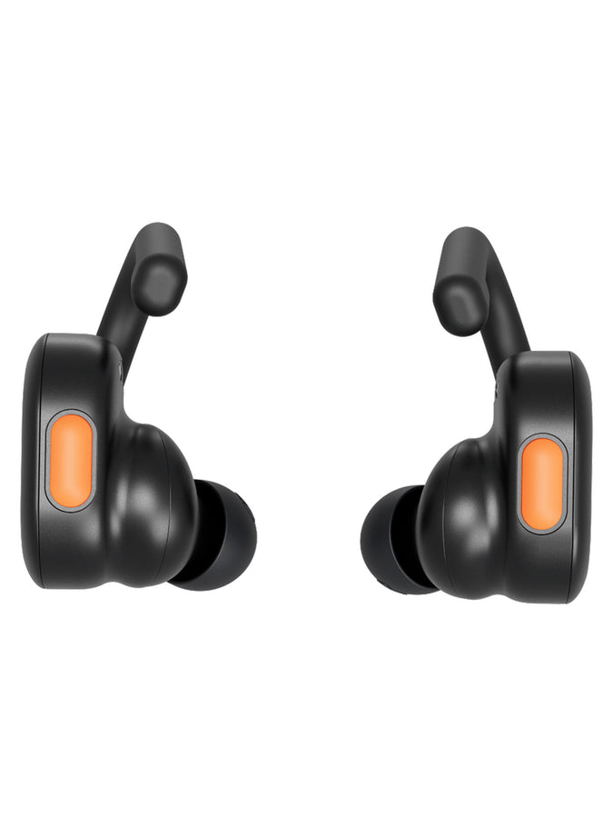 Skullcandy Push Active Black/Orange Earbuds | TRUE BLACK/ORANGE