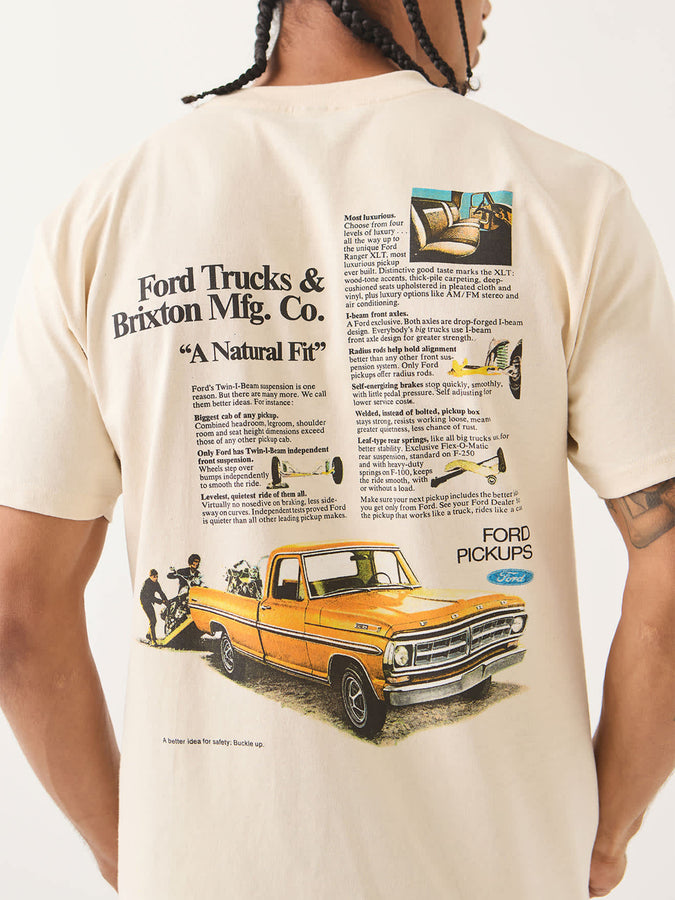 Brixton X Ford 71 Pickup T-Shirt Fall 2026 | WIMBLEDON WHITE