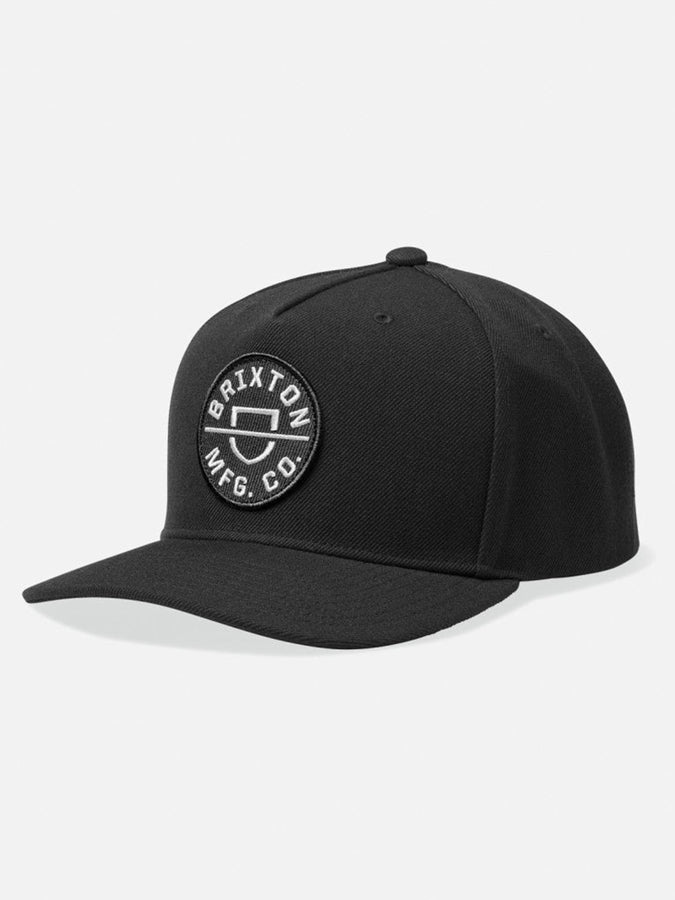 Brixton Crest Netplus Snapback Hat | BLACK