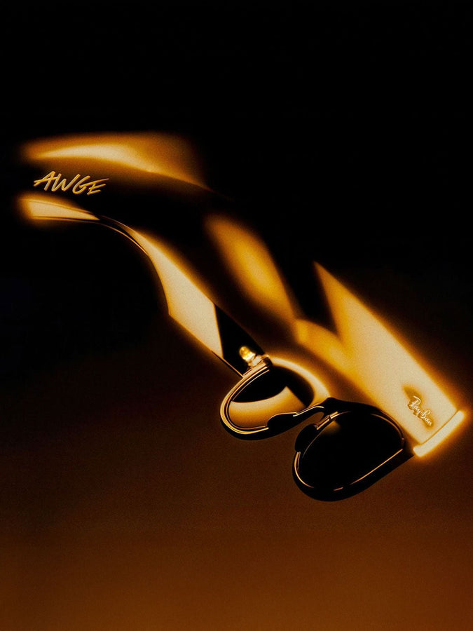 Ray-Ban x A$AP Rocky Mega Wayfarer Black/Dark Grey Sunglasses | BLACK/DARK GREY