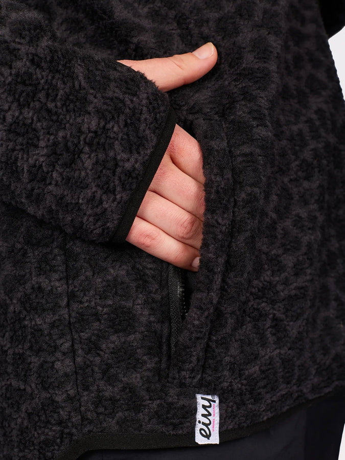 Eivy Redwood Sherpa Black Leopard Jacket Winter 2027 | BLACK LEOPARD
