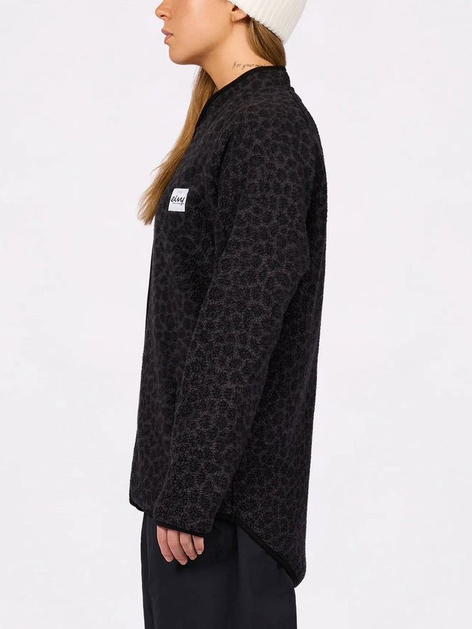 Eivy Redwood Sherpa Black Leopard Jacket Winter 2027 | BLACK LEOPARD