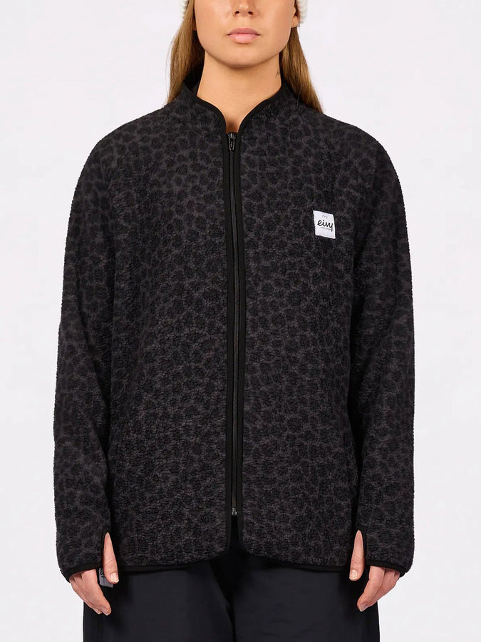 Eivy Redwood Sherpa Black Leopard Jacket Winter 2027 | BLACK LEOPARD