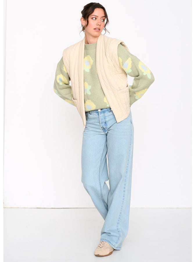 24 Colours Off-White Vest Spring 2026 | BEIGE