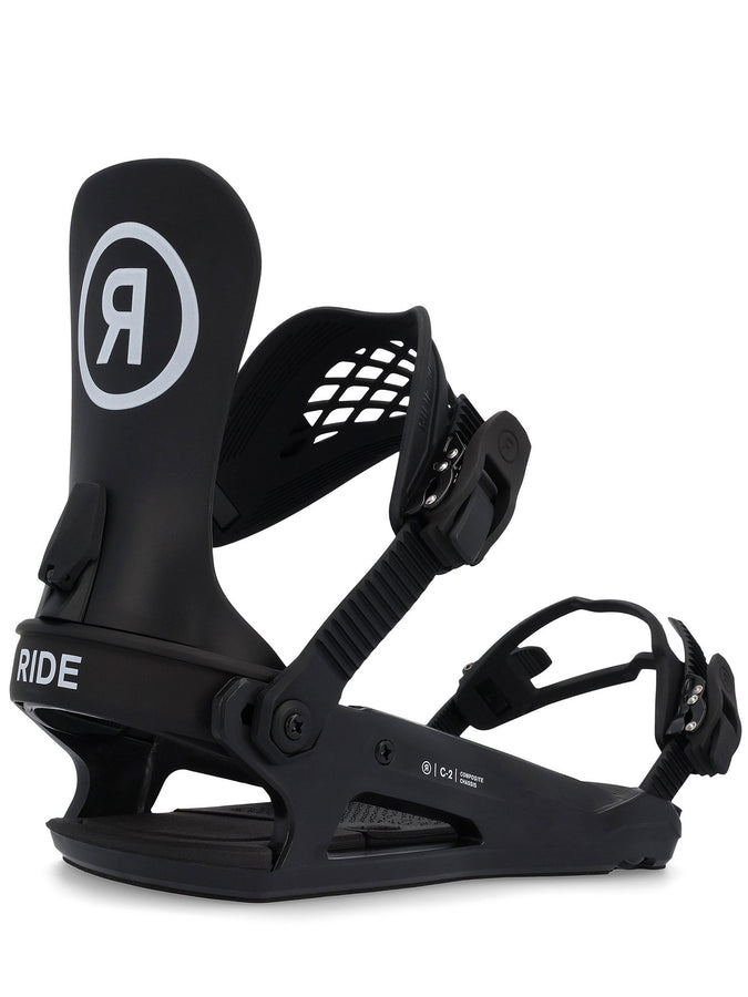 Ride C-2 Snowboard Bindings Winter 2025 | BLACK