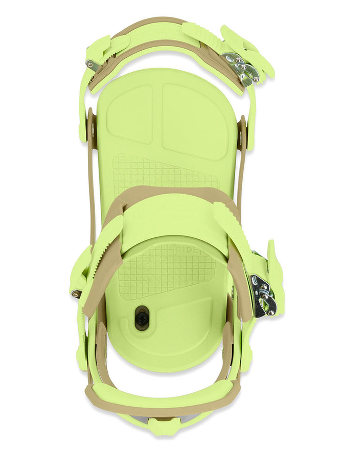 Ride A-6 Snowboard Bindings 2024 | OLIVE/LIME