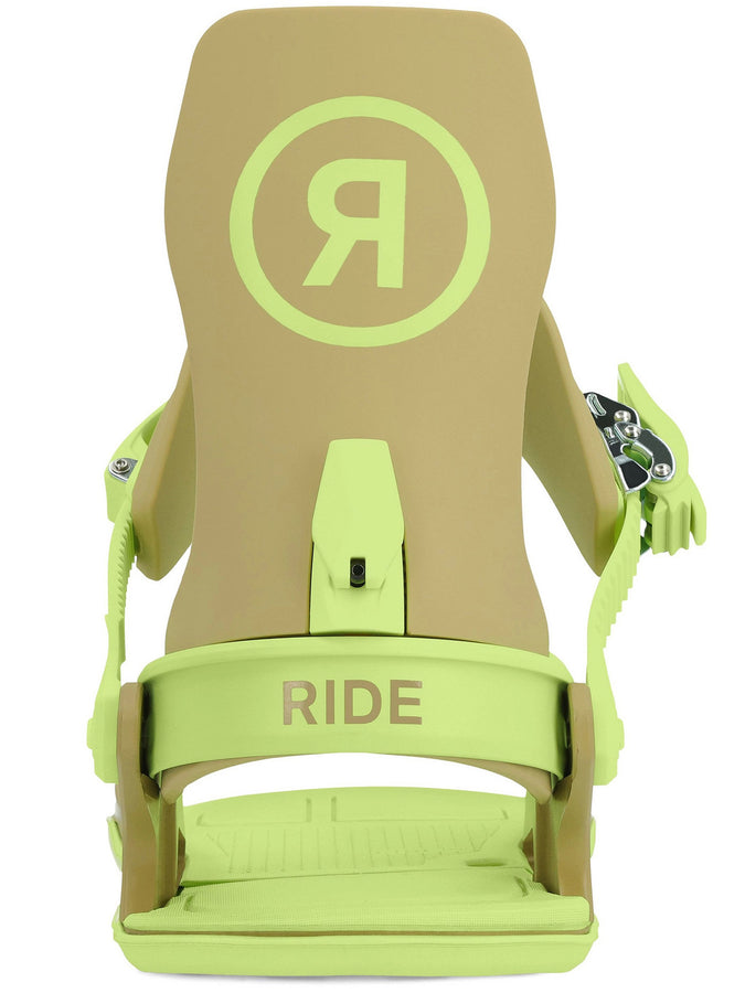 Ride C-6 Snowboard Bindings 2024 | OLIVE/LIME