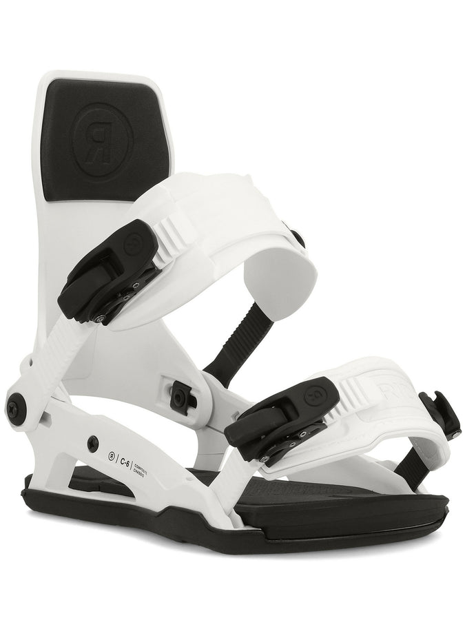 Ride C-6 Snowboard Bindings 2024 | WHITE
