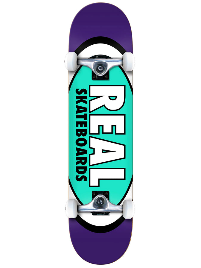 Real Classic Oval II 8.06'' Complete Skateboard | PURPLE / TURQUOISE