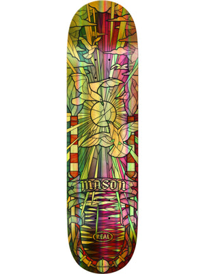 Real Cathedral Holographic Foil Mason 8.25 Skateboard Deck