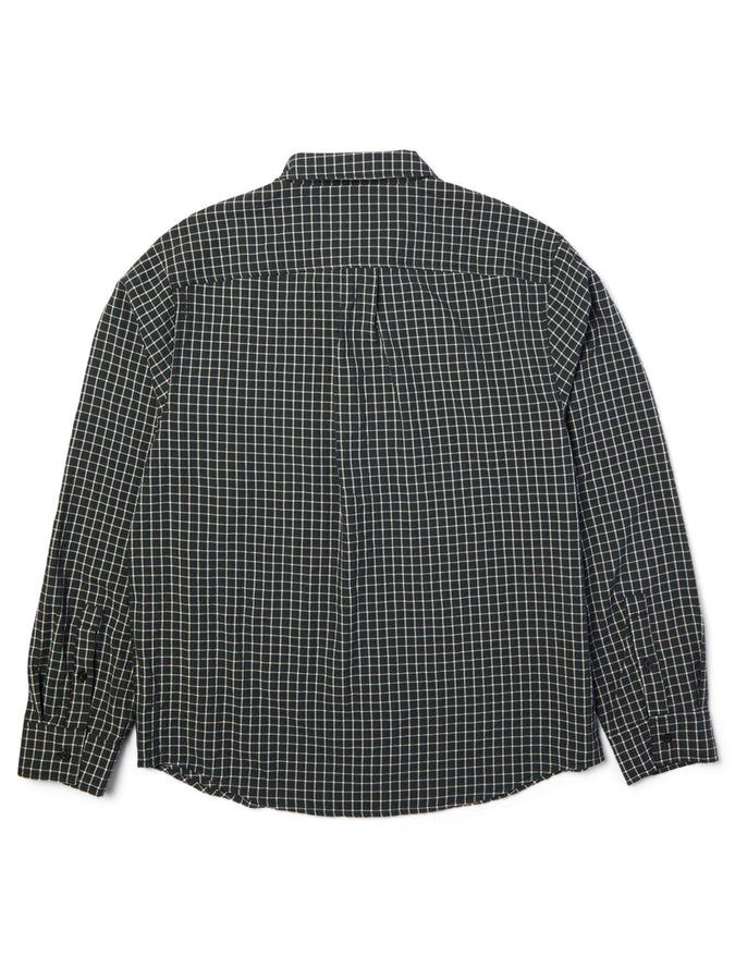 HUF Megablast Long Sleeve Buttondown Shirt Fall 2026 | BLACK
