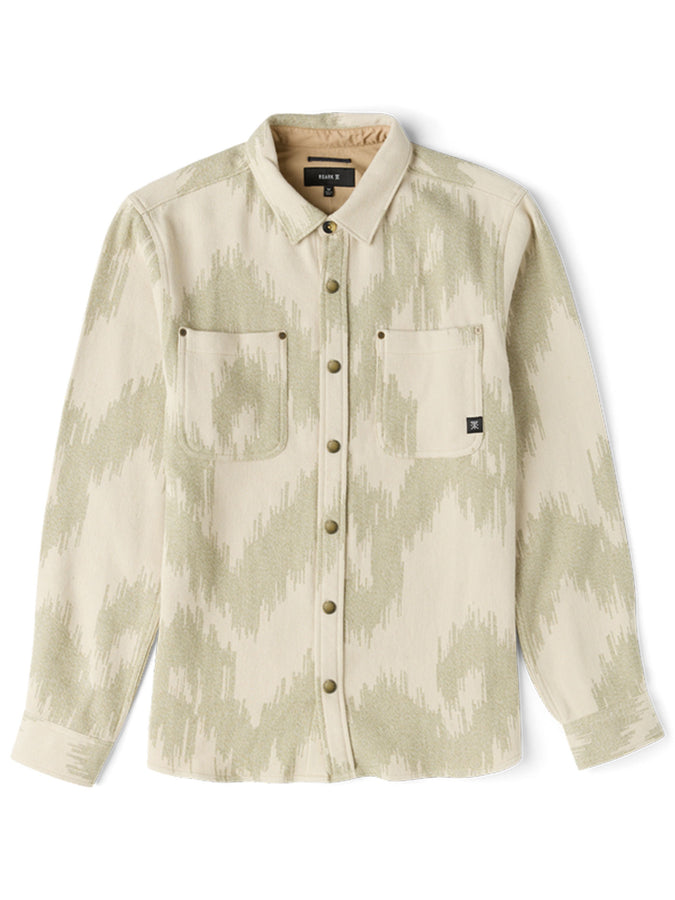 Roark Journey Jacquard Flannel Long Sleeve Buttondown Shirt Fall 2026 | OAT (OTA)