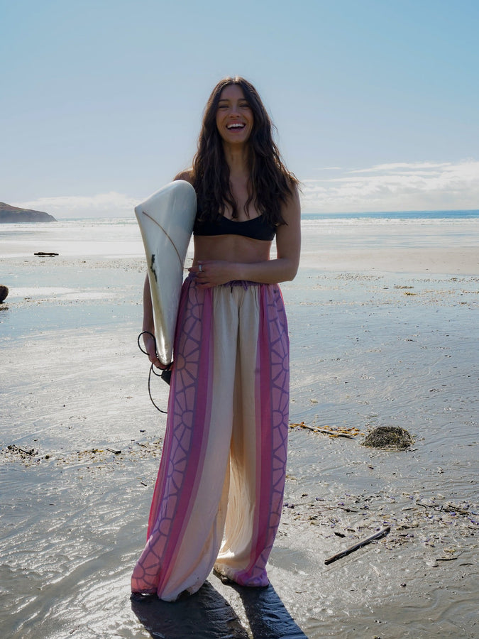 Notice The Reckless Good Salt Daze Boho Pants Summer 2026 | ECRU/PINK/CORAL/PURPLE