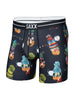 Saxx Volt Breathable Mesh Deck The Pineapples Black Boxer