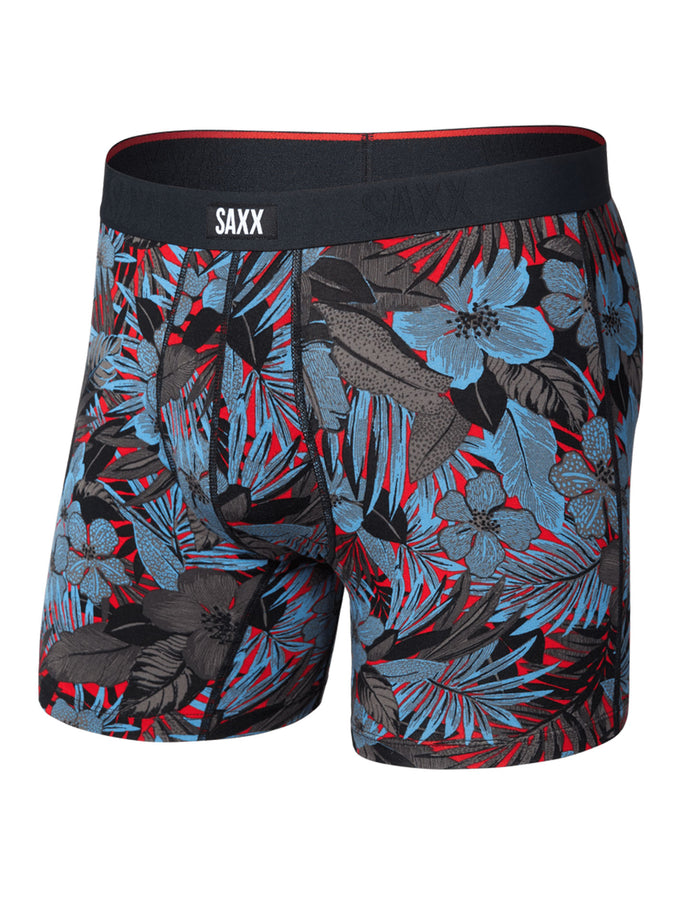 Saxx Vibe Xtra Soft Comfort Night Garden Red Hot Boxer | NIGHT GARDEN RED HOT (NGR)