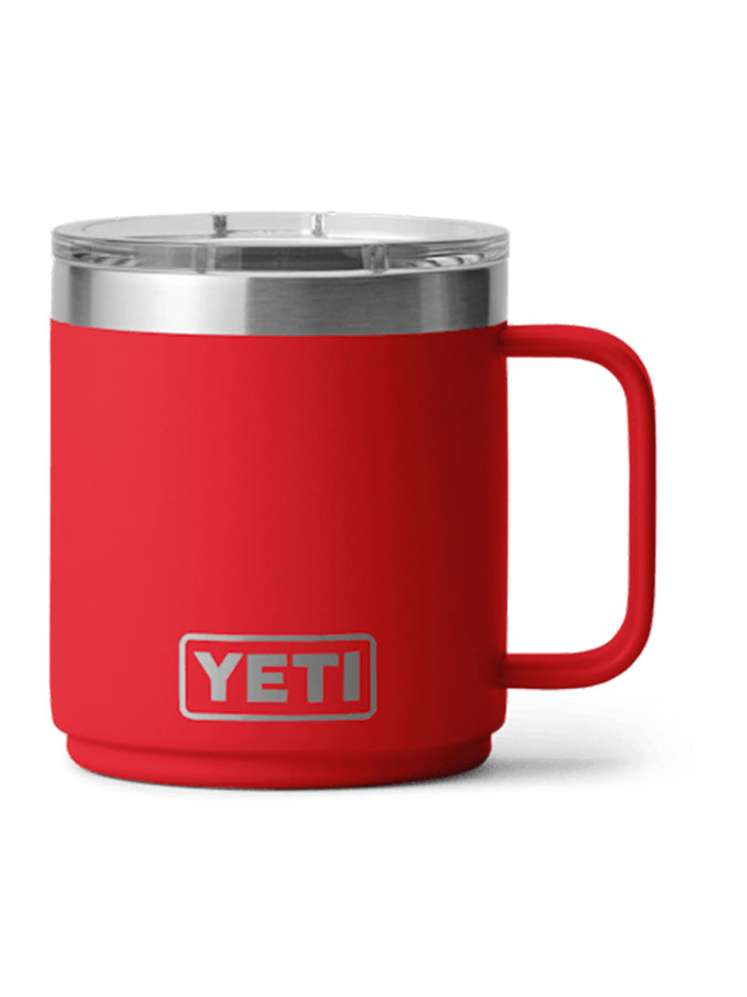 Yeti Rambler Stackable Ceramic Rescue Red 10oz Mug | RESCUE RED