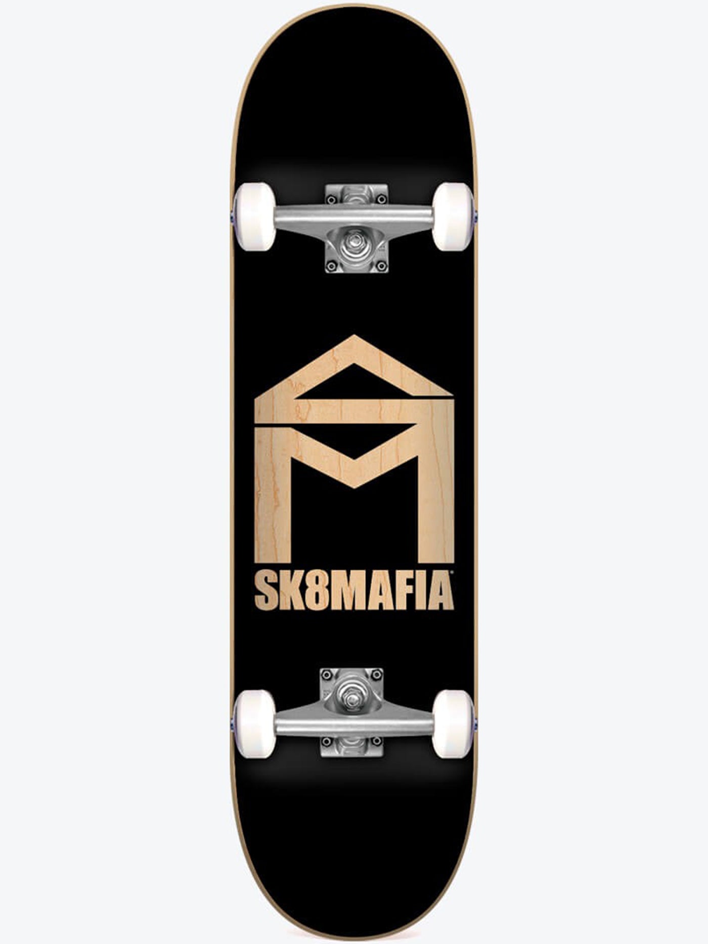 SK8MAFIA House Logo Stained 8 Complete Skateboard