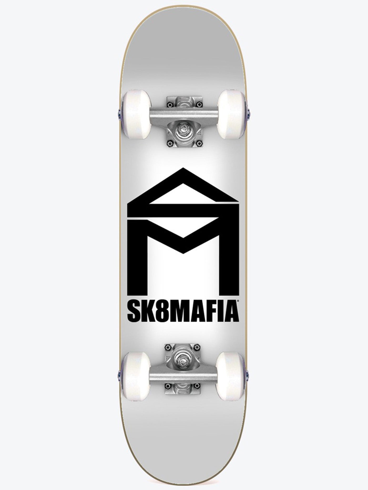SK8Mafia House Logo Micro White 6'' Complete Skateboard