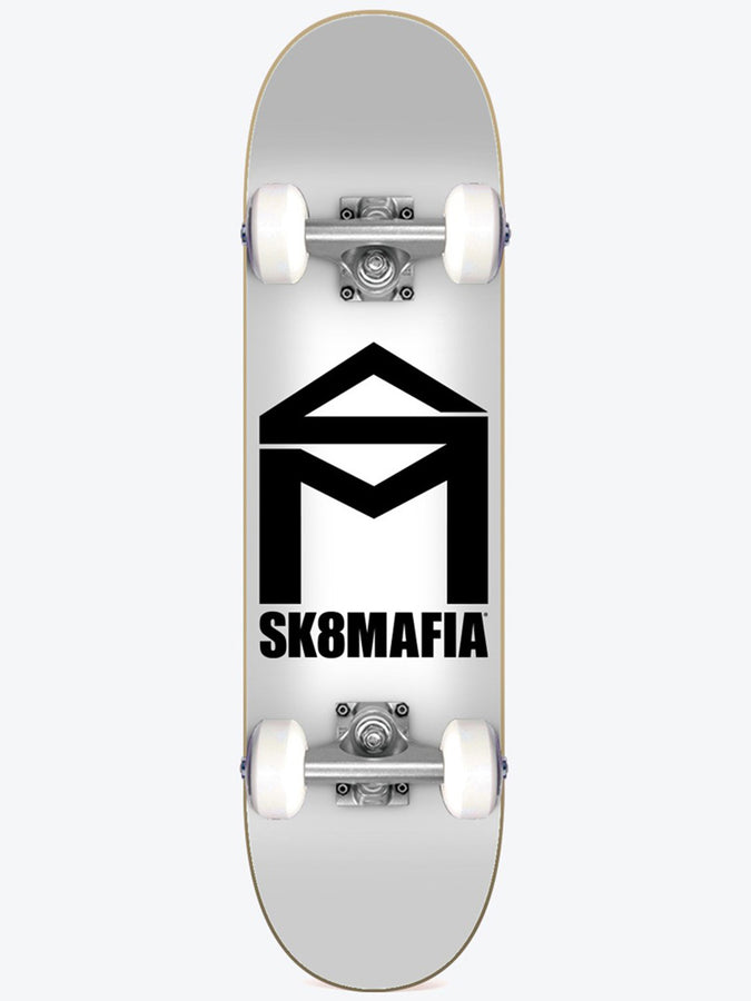 SK8Mafia House Logo Micro White 6'' Complete Skateboard | WHITE