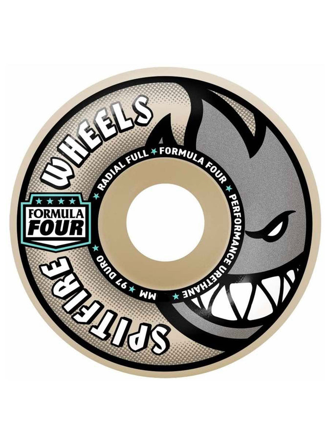 Spitfire F4 Radial Full Skateboard Wheels | NATURAL