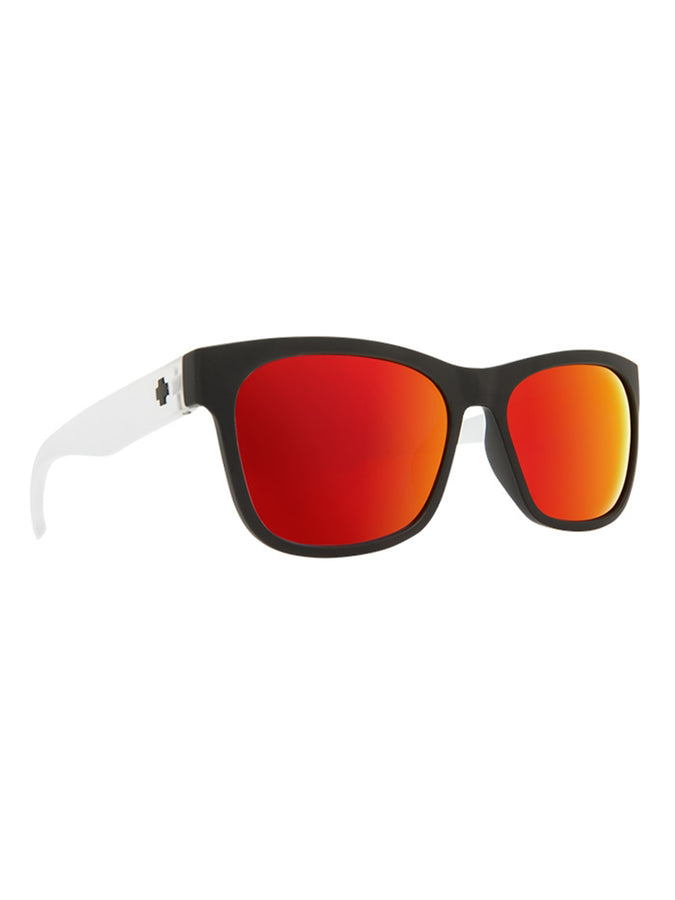 Spy Refresh Sundowner Black/Crystal/Red Spectra Sunglasses | MAT BLK/CRYS/GRY/RED SPEC