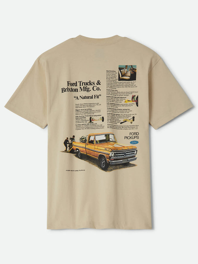 Brixton X Ford 71 Pickup T-Shirt Fall 2026 | WIMBLEDON WHITE